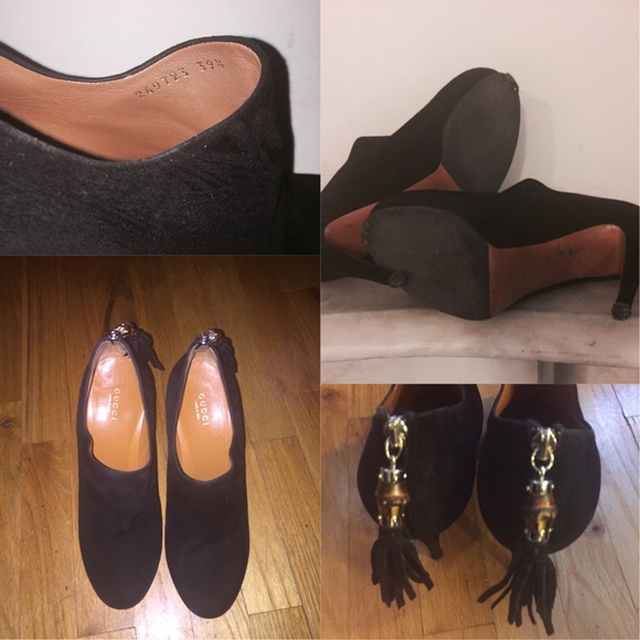 Gucci Suede Platform Ankle Boots - Picture 9 of 15